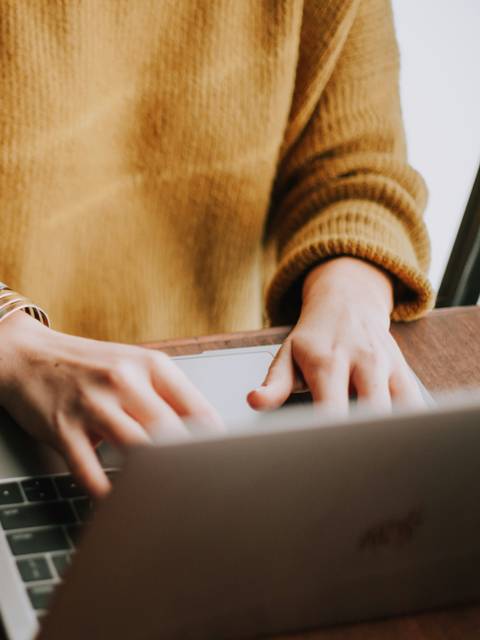 Persona con ordenador