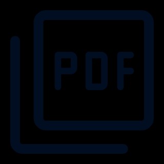 This is an icon representing a PDF file on a computer or device.
