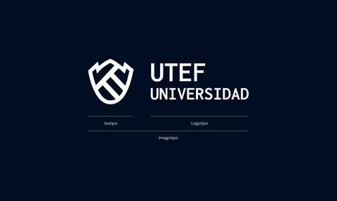 This image shows the logo of UTEF Universidad, featuring a stylized shield emblem next to the text 'UTEF UNIVERSIDAD'.